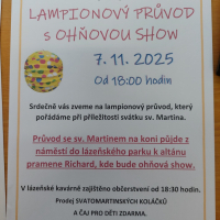 LAMPIONOVÝ PRŮVOD S OHŇOVOU SHOW, 7. 11. 2025